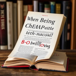 When Being Cheap with Your Self-Published Book Goes Wrong